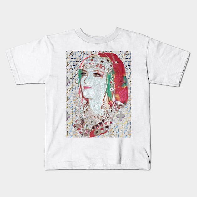 Lady of Atlas II Kids T-Shirt by walil designer